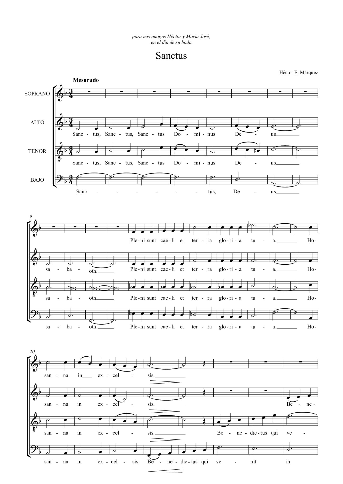 Sanctus – Héctor Eliel Márquez